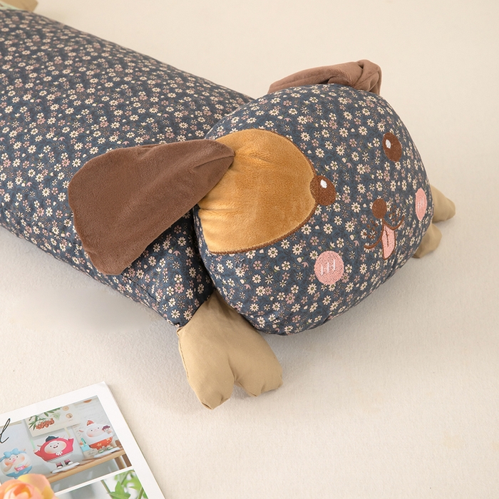 91家纺网 家纺一手货源 找家纺 枕之坊 2026新款趴趴狗荞麦枕枕头枕芯 趴趴狗-深蓝色