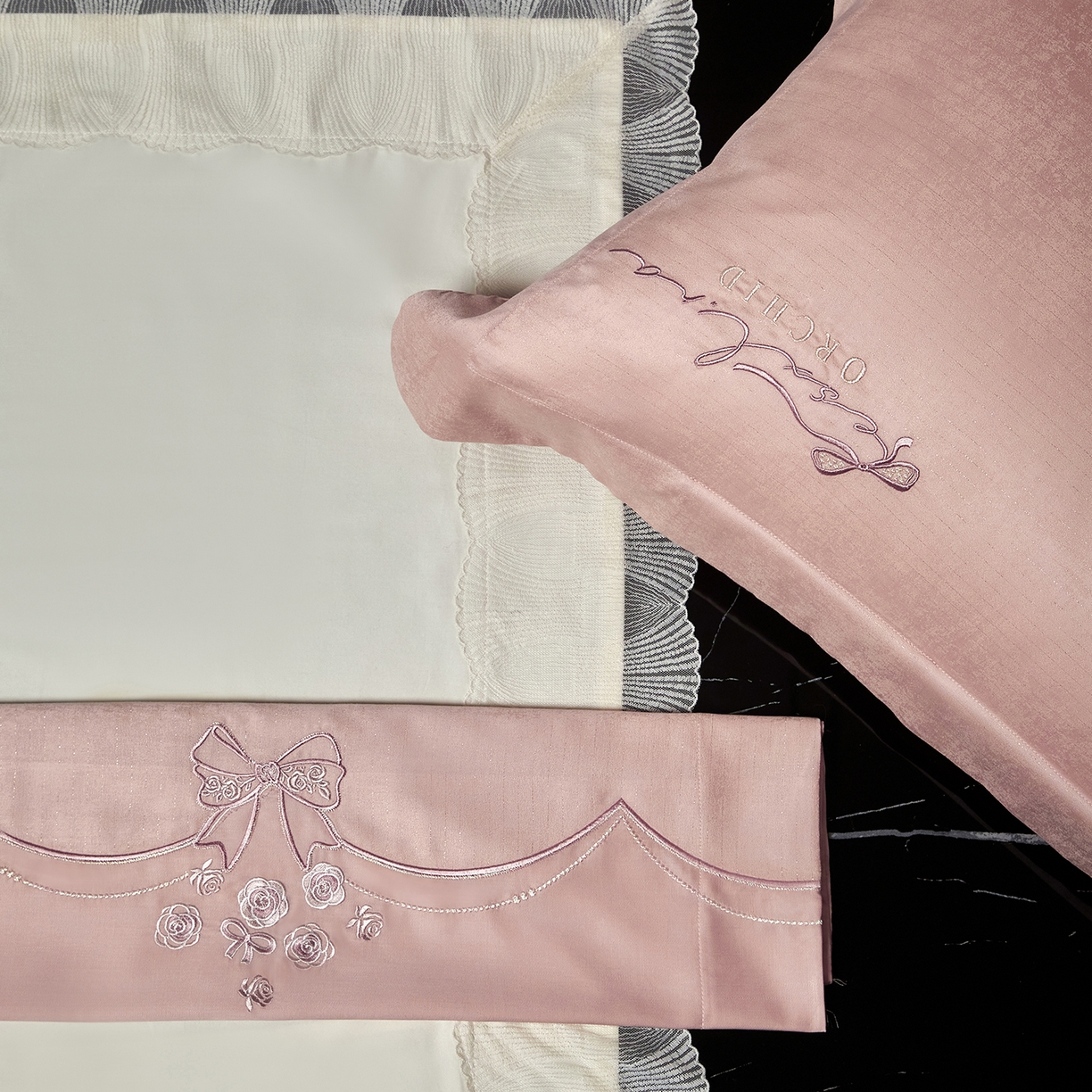 91家纺网 家纺一手货源 找家纺 （总）蒂爵 2026新款天丝棉提花四件套 赛琳娜系列