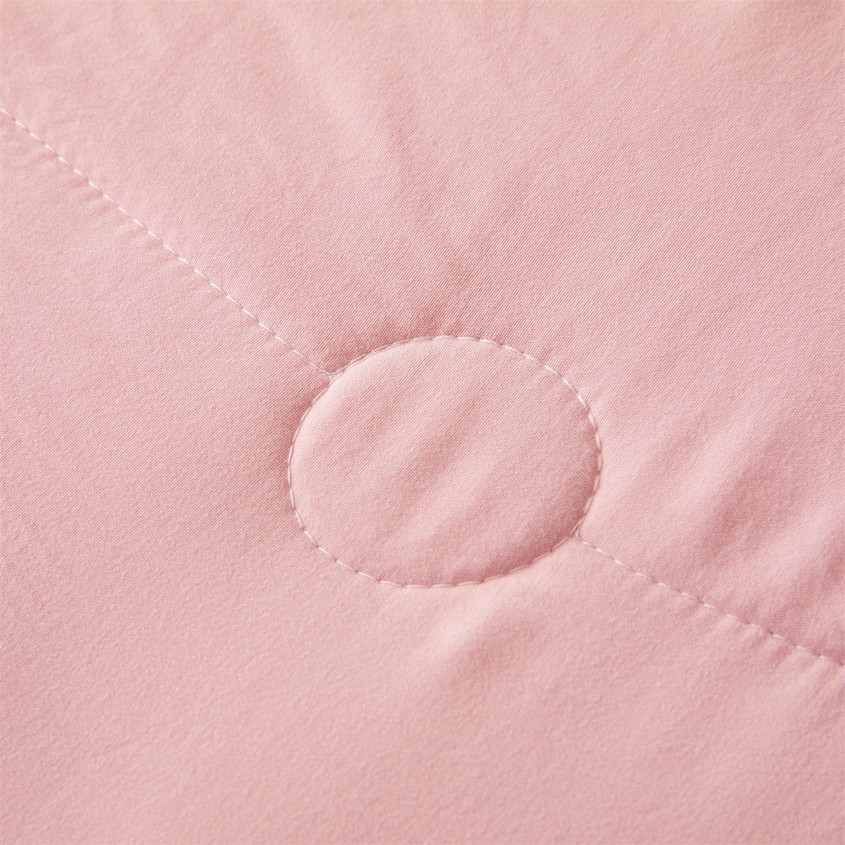 91家纺网 家纺一手货源 找家纺 罗布斯 2026新款简约纯色风水洗棉双拼夏被新疆棉花被夏凉被空调被(买家秀加微） 樱花粉拼果绿