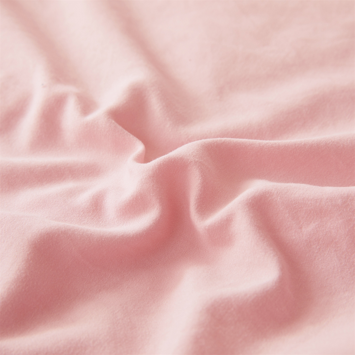 91家纺网 家纺一手货源 找家纺 罗布斯 2026新款简约纯色风水洗棉双拼夏被新疆棉花被夏凉被空调被(买家秀加微） 樱花粉拼果绿