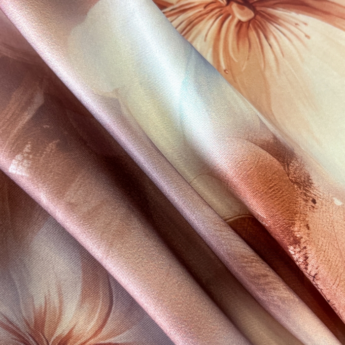 91家纺网 家纺一手货源 找家纺 （总）金牛座家纺 2026新款高克重细斜纹丝柔质感亲肤数码印花宽边四件套-庄生晓梦