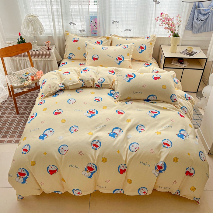 91家纺网 家纺一手货源 找家纺 （总）KT猫直营店 2026新款卡通斜纹磨毛大版四件套