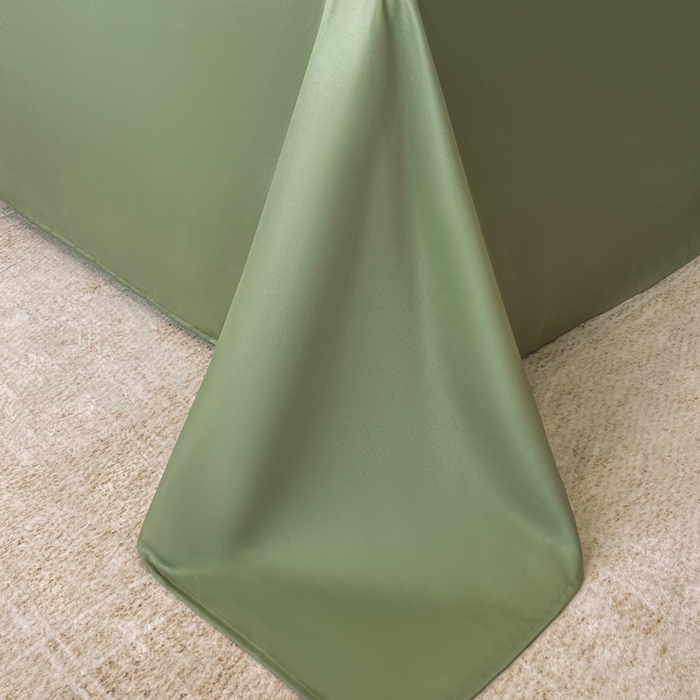 91家纺网 家纺一手货源 找家纺 金牛座家纺 2026新款高克重细斜纹丝柔质感亲肤数码印花宽边四件套-庄生晓梦 庄生晓梦-橄榄绿