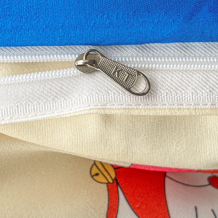 91家纺网 家纺一手货源 找家纺 KT猫直营店 2026新款卡通斜纹磨毛大版四件套 登月叮当-蓝