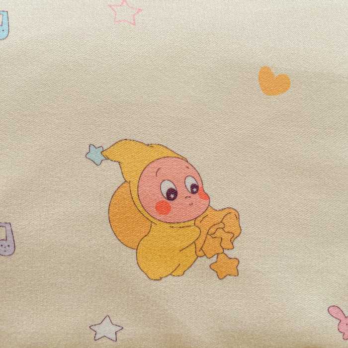 91家纺网 家纺一手货源 找家纺 KT猫直营店 2026新款卡通斜纹磨毛大版四件套 星星人