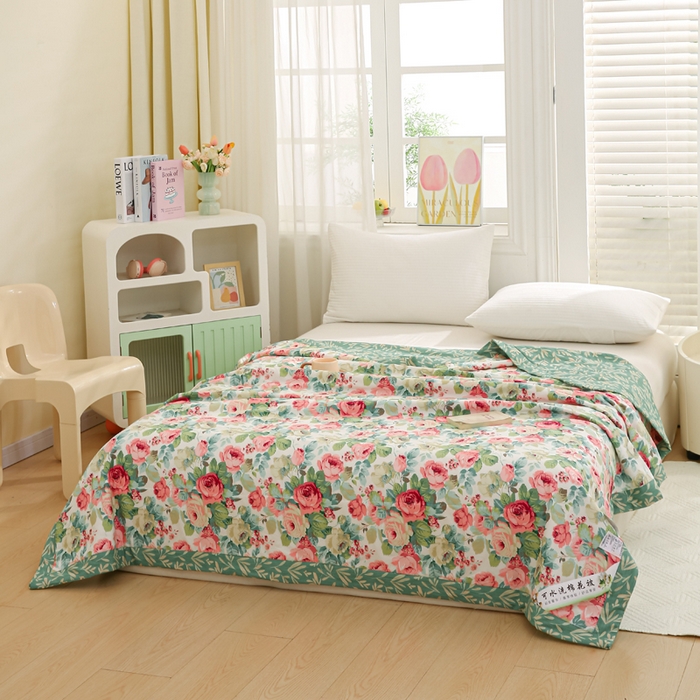 91家纺网 家纺一手货源 找家纺 （总）锦鹭被业 【全年有货】2026新款A类里外全棉纯棉新疆棉花夏被夏凉被空调被薄被子被芯包质检