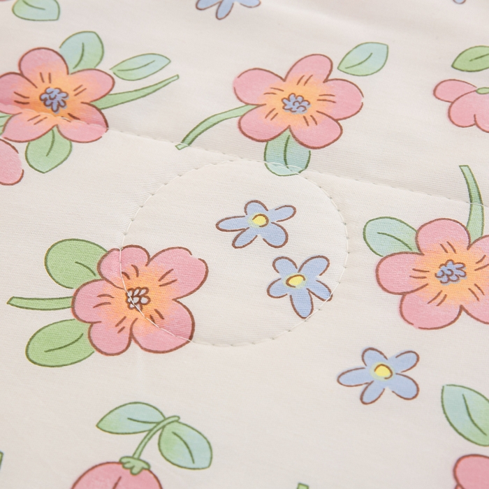 91家纺网 家纺一手货源 找家纺 锦鹭被业 2026新款A类里外全棉印花夏被夏凉被空调被 春的味道