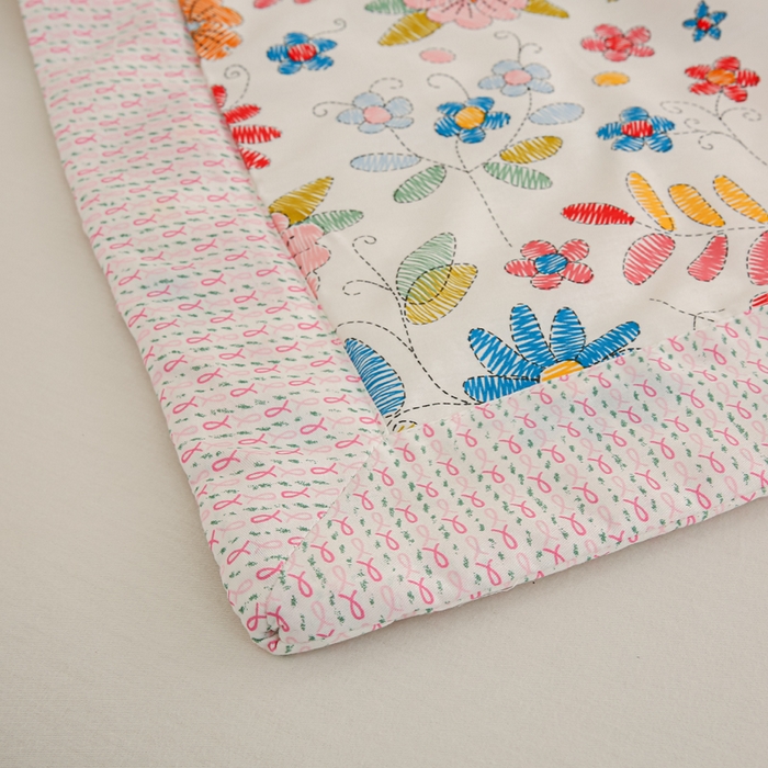 91家纺网 家纺一手货源 找家纺 锦鹭被业 2026新款A类里外全棉印花夏被夏凉被空调被 太阳花