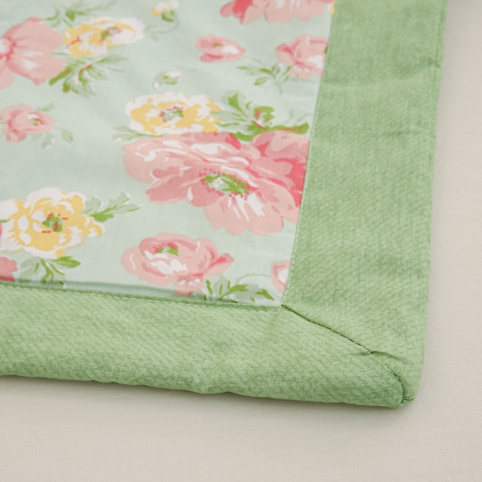 91家纺网 家纺一手货源 找家纺 锦鹭被业 2026新款A类里外全棉印花夏被夏凉被空调被 花团锦簇