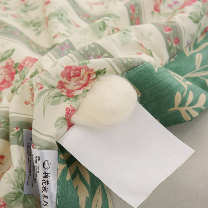 91家纺网 家纺一手货源 找家纺 锦鹭被业 2026新款A类里外全棉印花夏被夏凉被空调被 栀香海棠