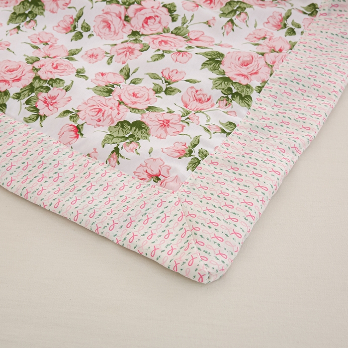 91家纺网 家纺一手货源 找家纺 锦鹭被业 2026新款A类里外全棉印花夏被夏凉被空调被 萱花粉