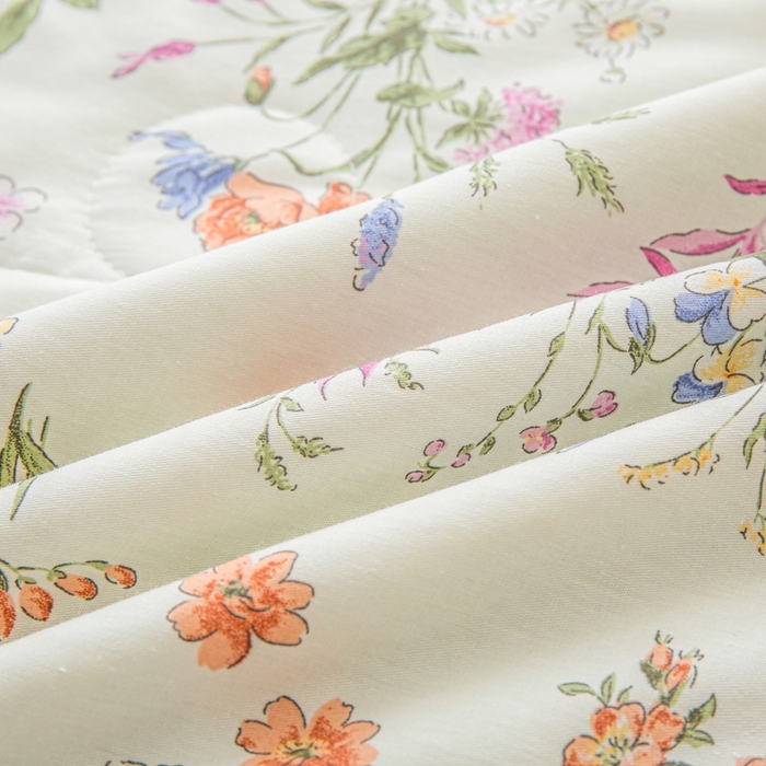 91家纺网 家纺一手货源 找家纺 锦鹭被业 2026新款A类里外全棉印花夏被夏凉被空调被 春草悠悠