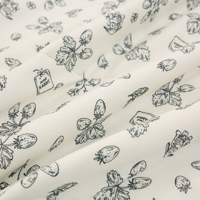 91家纺网 家纺一手货源 找家纺 锦鹭被业 2026新款A类里外全棉印花夏被夏凉被空调被 草莓园