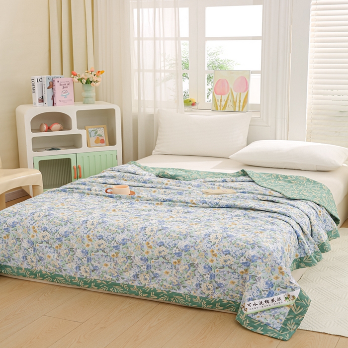 91家纺网 家纺一手货源 找家纺 锦鹭被业 2026新款A类里外全棉印花夏被夏凉被空调被 漫画