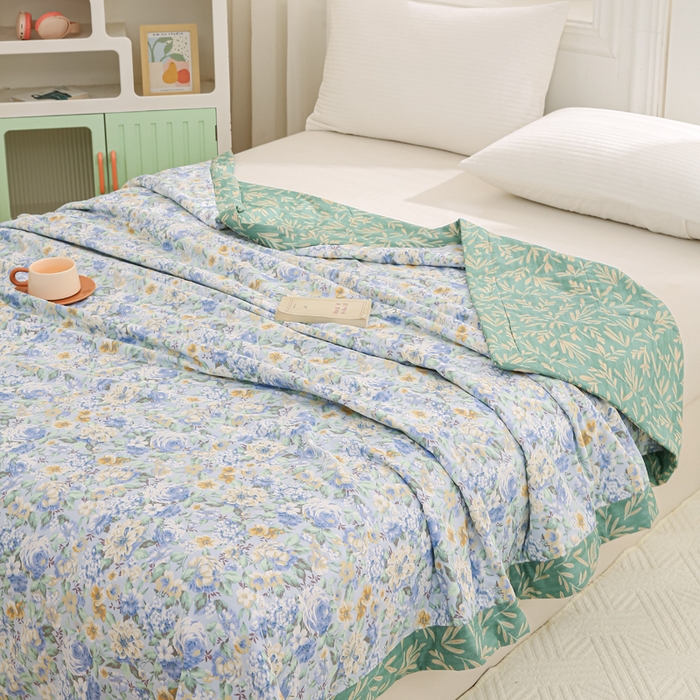 91家纺网 家纺一手货源 找家纺 锦鹭被业 2026新款A类里外全棉印花夏被夏凉被空调被 漫画