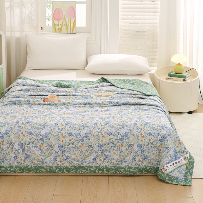 91家纺网 家纺一手货源 找家纺 锦鹭被业 2026新款A类里外全棉印花夏被夏凉被空调被 漫画