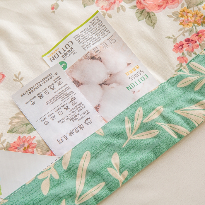 91家纺网 家纺一手货源 找家纺 锦鹭被业 2026新款A类里外全棉印花夏被夏凉被空调被 春日玫瑰