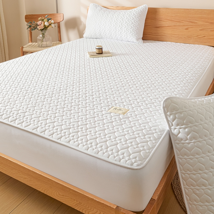 91家纺网 家纺一手货源 找家纺 （总）曼陀罗 2026新款A类母婴级新疆棉花夹棉防水单床笠 床笠单件-倾心