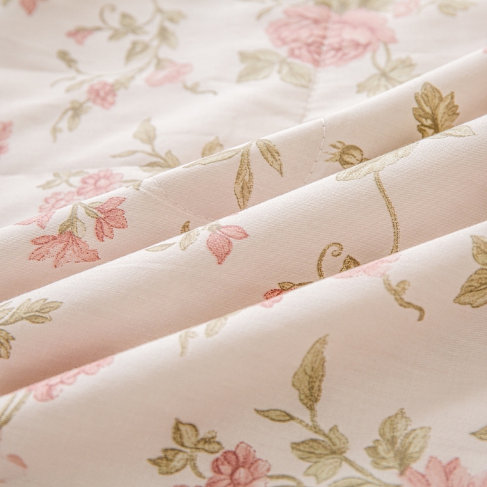 91家纺网 家纺一手货源 找家纺 锦鹭被业 2026新款A类里外全棉印花夏被夏凉被空调被 烟雨蒙蒙