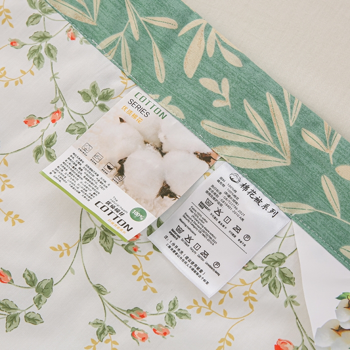 91家纺网 家纺一手货源 找家纺 锦鹭被业 2026新款A类里外全棉印花夏被夏凉被空调被 兰黛