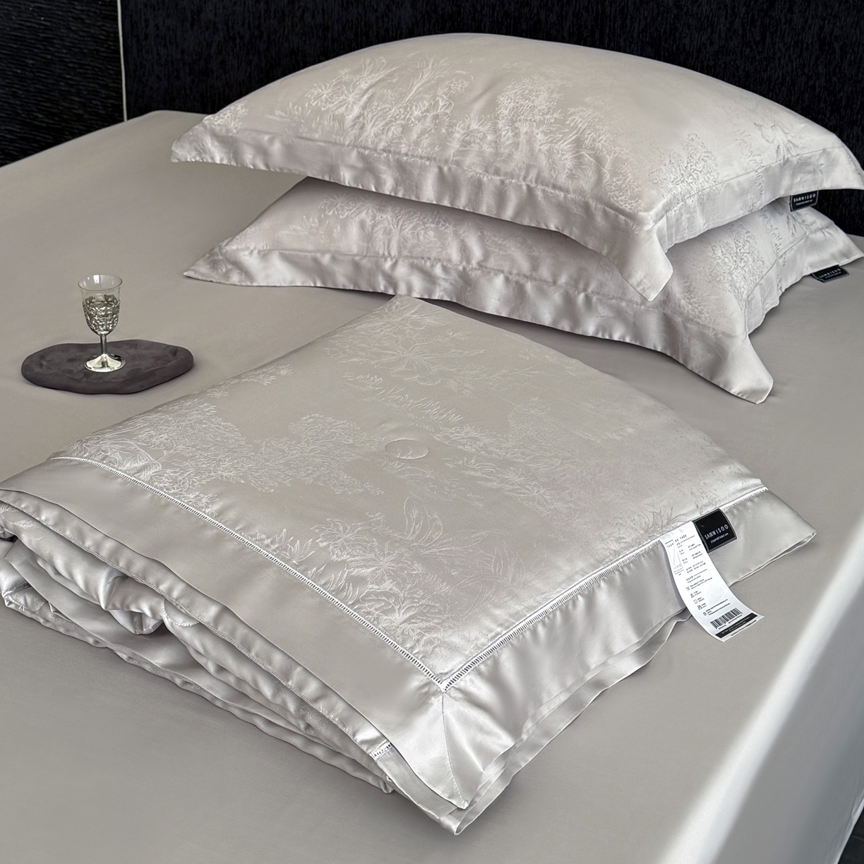 91家纺网 家纺一手货源 找家纺 （总）三味舒屋2026新款凉感抗菌防螨印花冰丝养生席（新升级7A抗菌） 床席