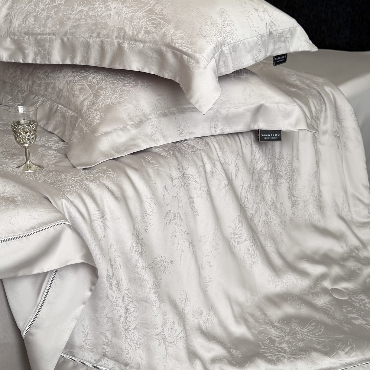 91家纺网 家纺一手货源 找家纺 （总）三味舒屋 2026新款秘境丝语系列60S兰精提花天丝夏被阿娜亚