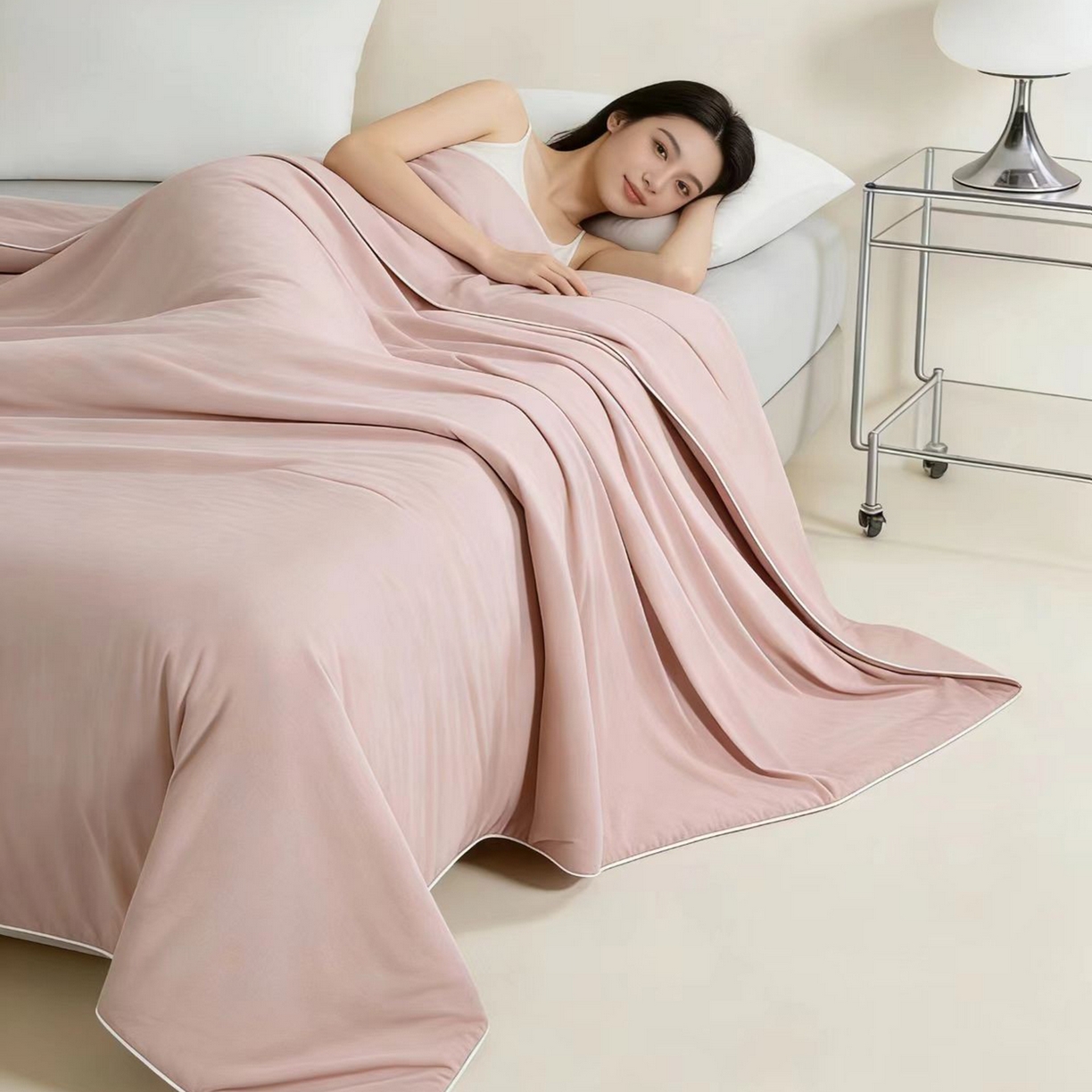 91家纺网 家纺一手货源 找家纺 （总）LADYCOCO可可家居 2026新款优可丝凉感夏被被子被芯