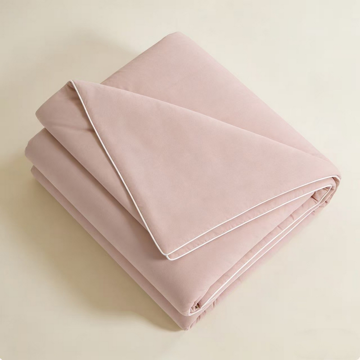 91家纺网 家纺一手货源 找家纺 LADYCOCO可可家居 2026新款优可丝凉感夏被被子被芯 柔粉色