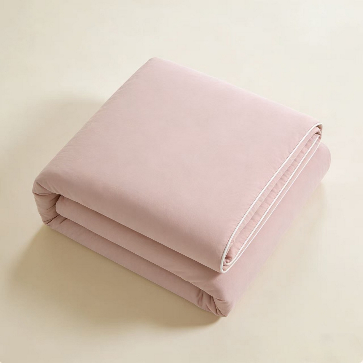 91家纺网 家纺一手货源 找家纺 LADYCOCO可可家居 2026新款优可丝凉感夏被被子被芯 柔粉色