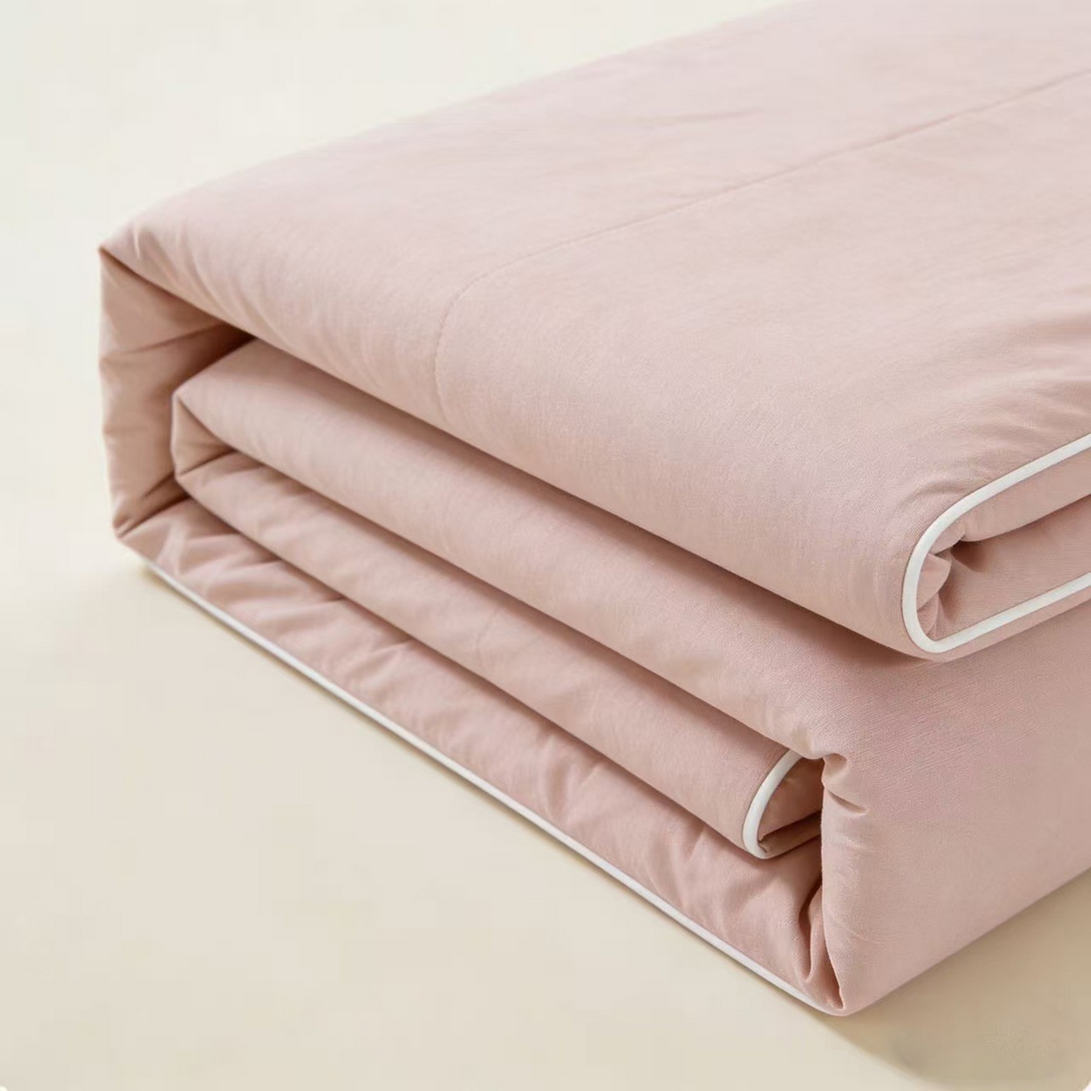 91家纺网 家纺一手货源 找家纺 LADYCOCO可可家居 2026新款优可丝凉感夏被被子被芯 柔粉色