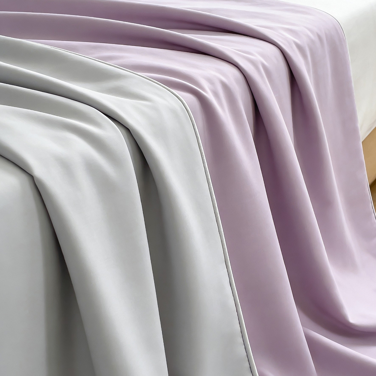 91家纺网 家纺一手货源 找家纺 LADYCOCO可可家居 2026新款优可丝凉感夏被被子被芯 芋泥紫