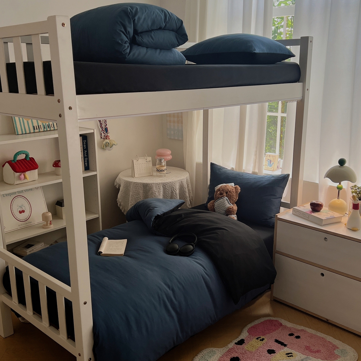 91家纺网 家纺一手货源 找家纺 （总）缦绣阁家纺 2026新款亲肤水洗棉纯色四件套床单被罩被套单件学生宿舍上下铺单人三件套