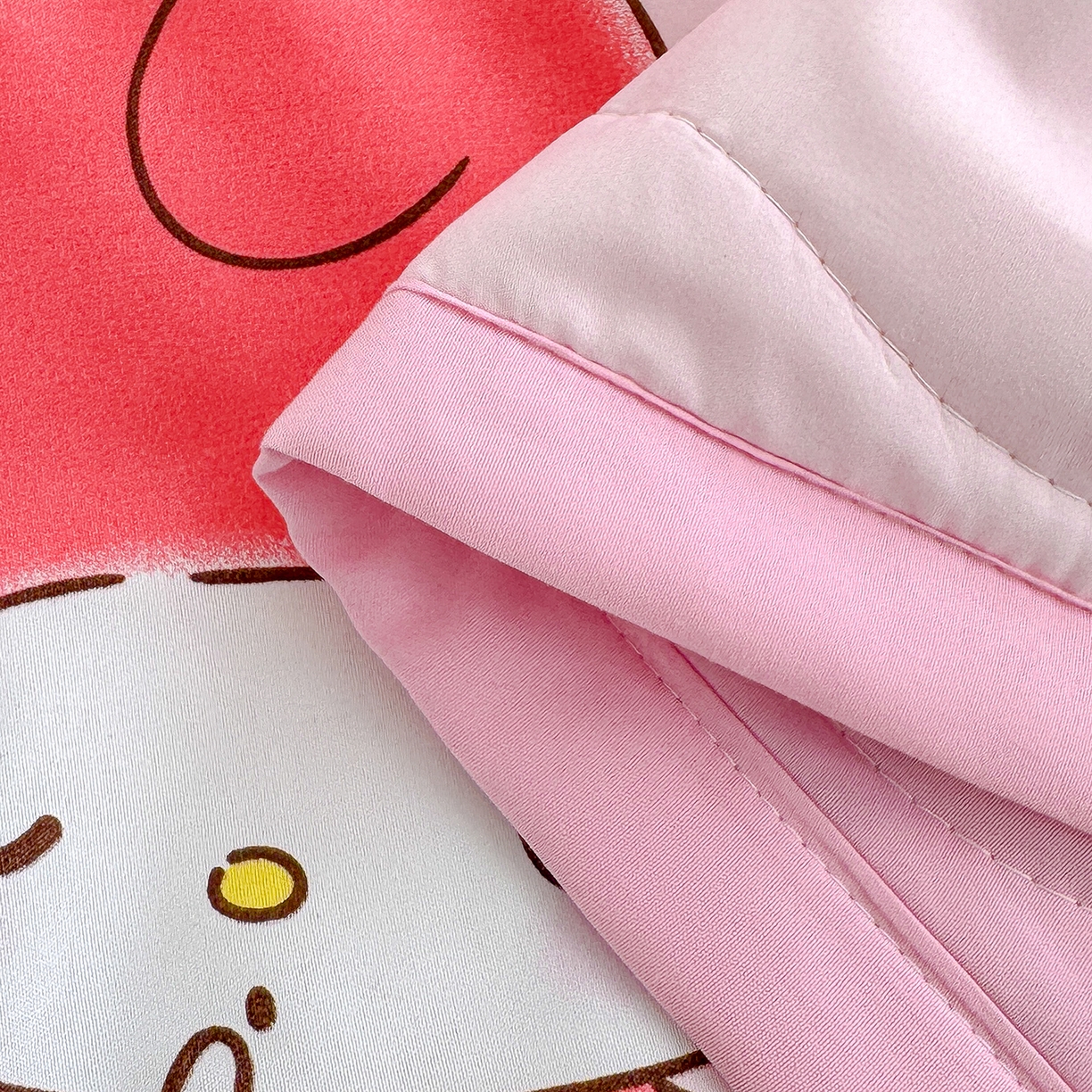 91家纺网 家纺一手货源 找家纺 沁童儿童用品店 2026新款三丽鸥儿童被 粉色兔兔