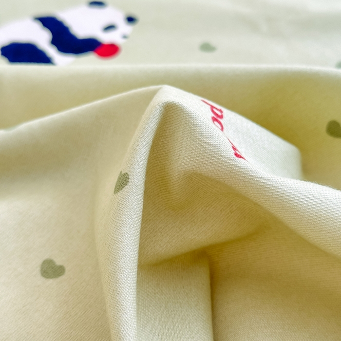 91家纺网 家纺一手货源 找家纺 爱多多家居 2026春夏新款水洗古棉单床笠 床笠三件套 床笠-熊猫绿