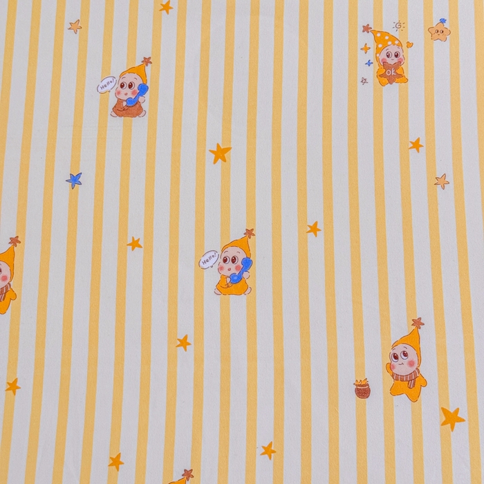 91家纺网 家纺一手货源 找家纺 爱多多家居 2026春夏新款水洗古棉单床笠 床笠三件套 床笠-星星人