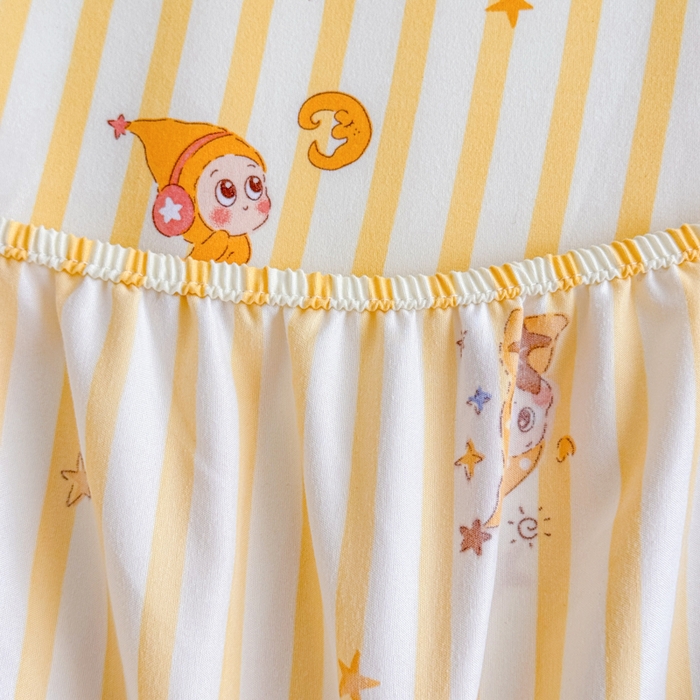 91家纺网 家纺一手货源 找家纺 爱多多家居 2026春夏新款水洗古棉单床笠 床笠三件套 床笠-星星人