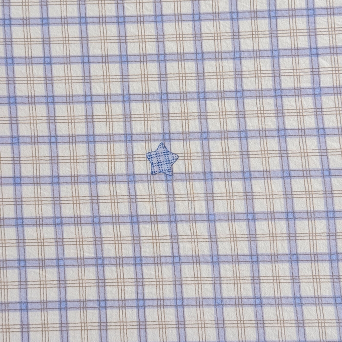 91家纺网 家纺一手货源 找家纺 爱多多家居 2026春夏新款水洗古棉单床笠 床笠三件套 床笠-星野格子