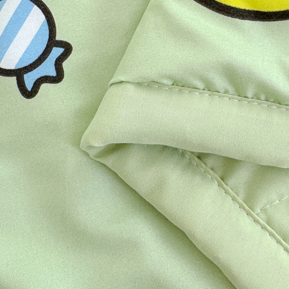 91家纺网 家纺一手货源 找家纺 沁童儿童用品店 2026新款三丽鸥儿童被 绿色青蛙