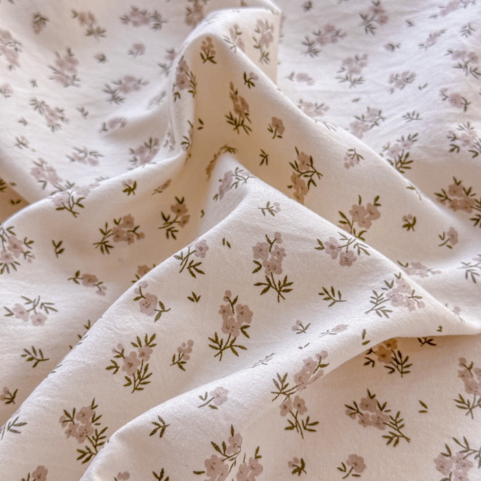 91家纺网 家纺一手货源 找家纺 爱多多家居 2026春夏新款水洗古棉枕套 碎花小兔