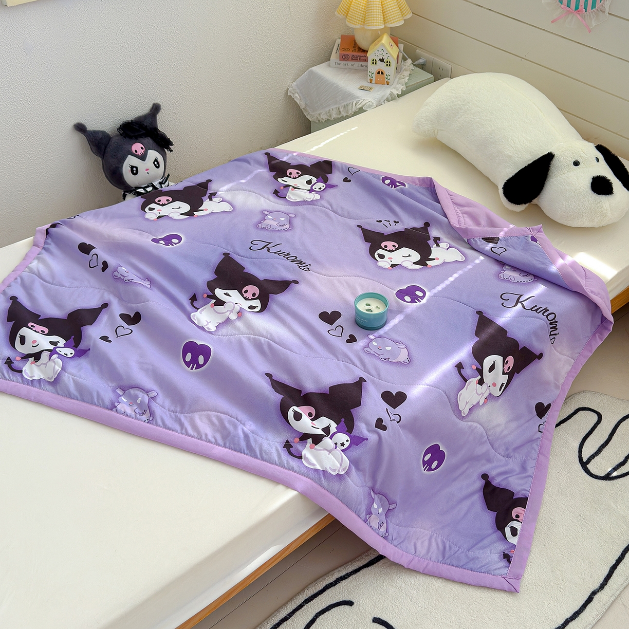 沁童儿童用品店 2026新款三丽鸥儿童被 紫色小可爱