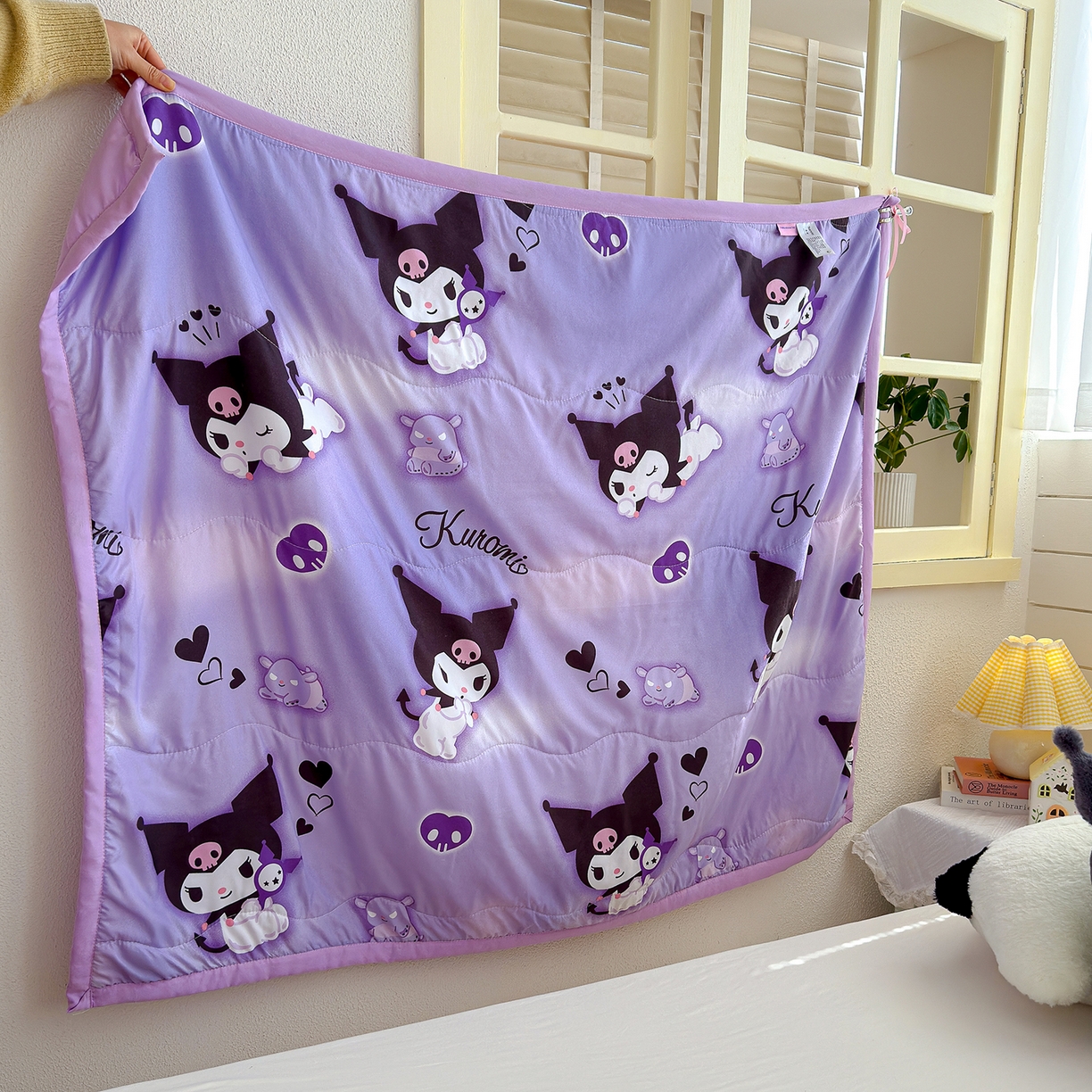 91家纺网 家纺一手货源 找家纺 沁童儿童用品店 2026新款三丽鸥儿童被 紫色小可爱