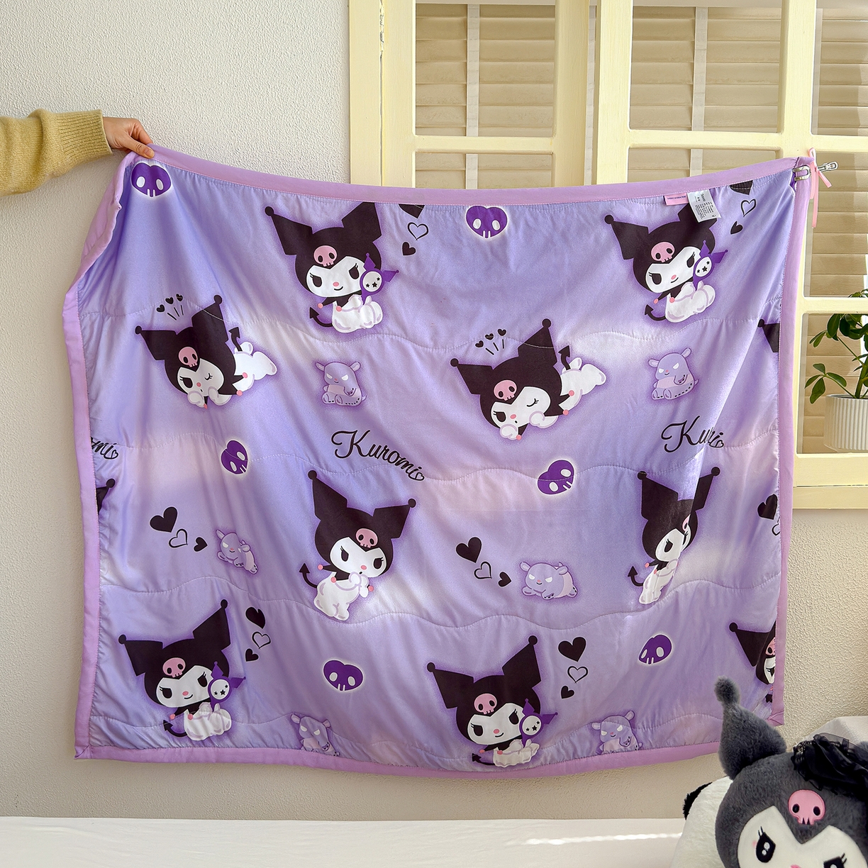 91家纺网 家纺一手货源 找家纺 沁童儿童用品店 2026新款三丽鸥儿童被 紫色小可爱