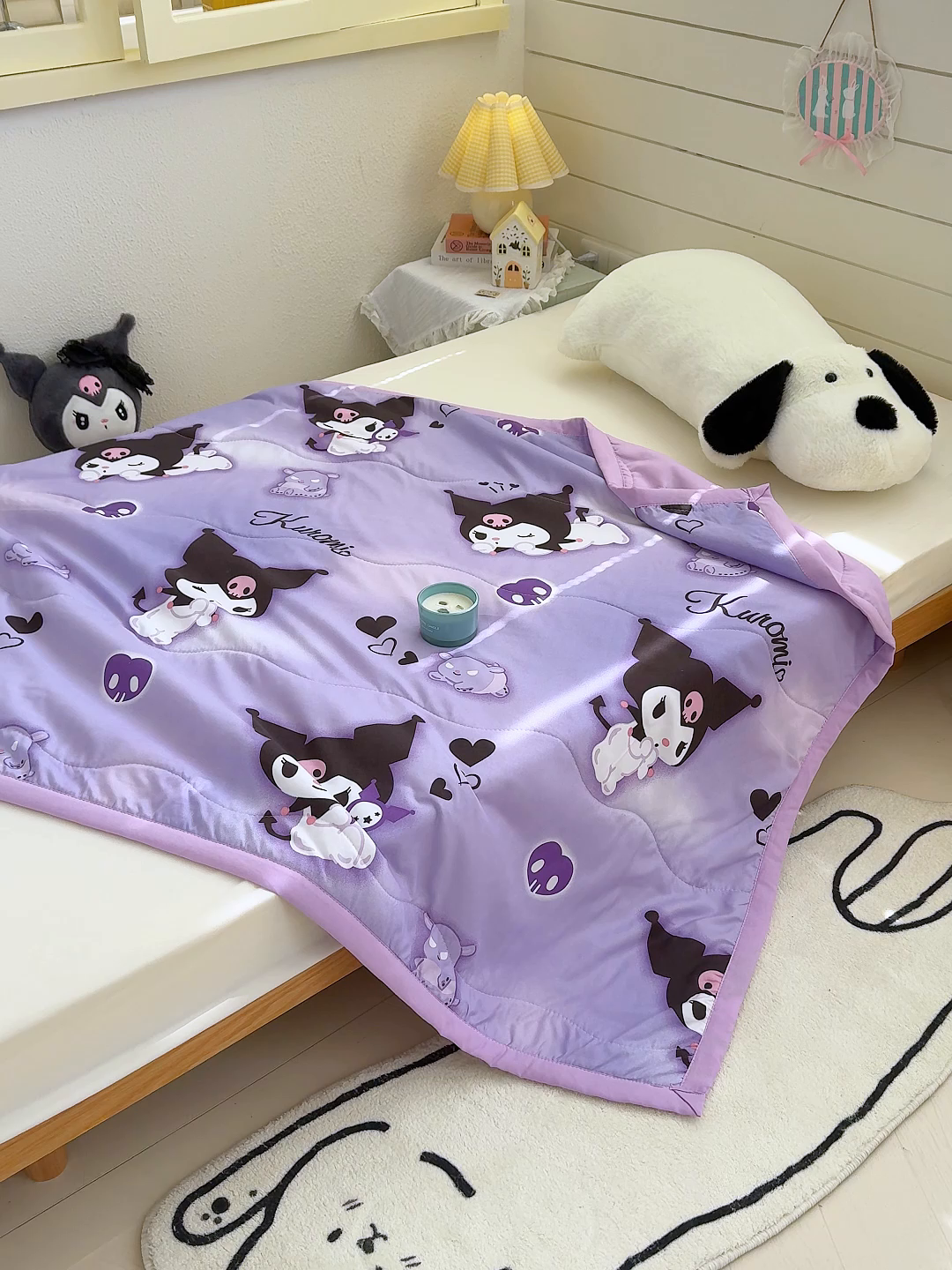 91家纺网 家纺一手货源 找家纺 沁童儿童用品店 2026新款三丽鸥儿童被 紫色小可爱
