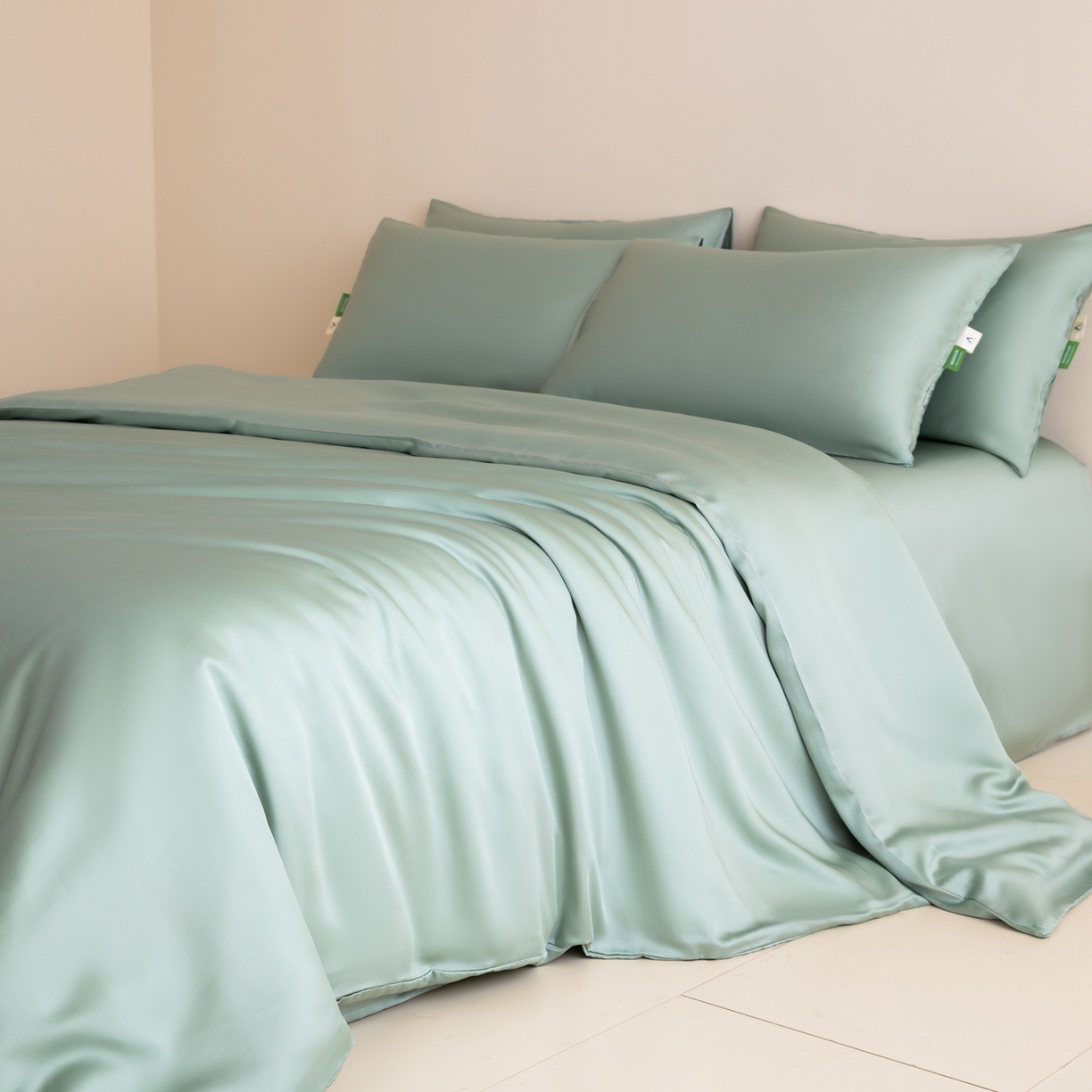 91家纺网 家纺一手货源 找家纺 （总）眠博士 2026新款60S天丝莱赛尔纯色四件套