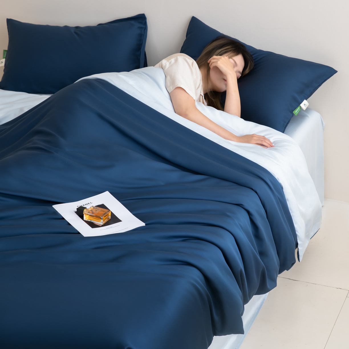 91家纺网 家纺一手货源 找家纺 （总）眠博士 2026新款60S天丝莱赛尔纯色四件套