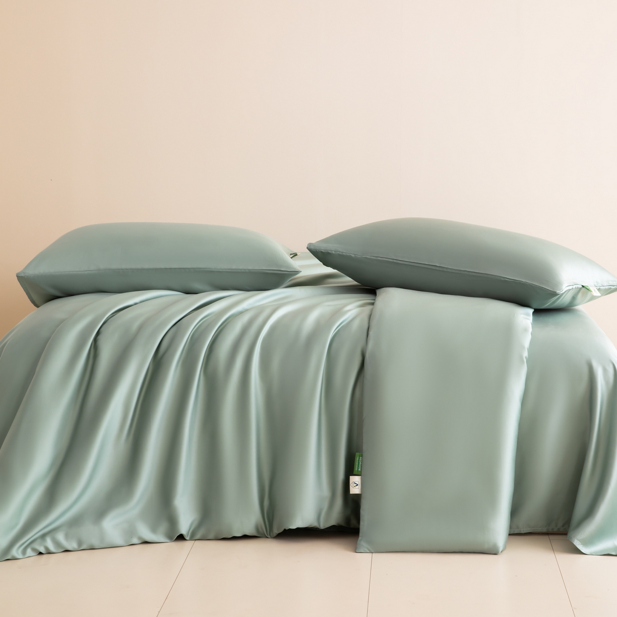 91家纺网 家纺一手货源 找家纺 （总）眠博士 2026新款60S天丝莱赛尔纯色四件套