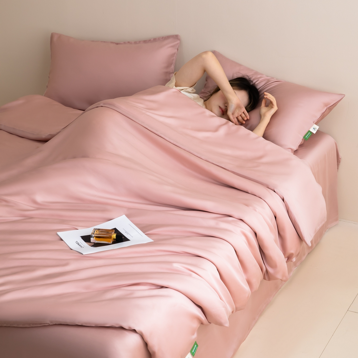 91家纺网 家纺一手货源 找家纺 （总）眠博士 2026新款60S天丝莱赛尔纯色四件套