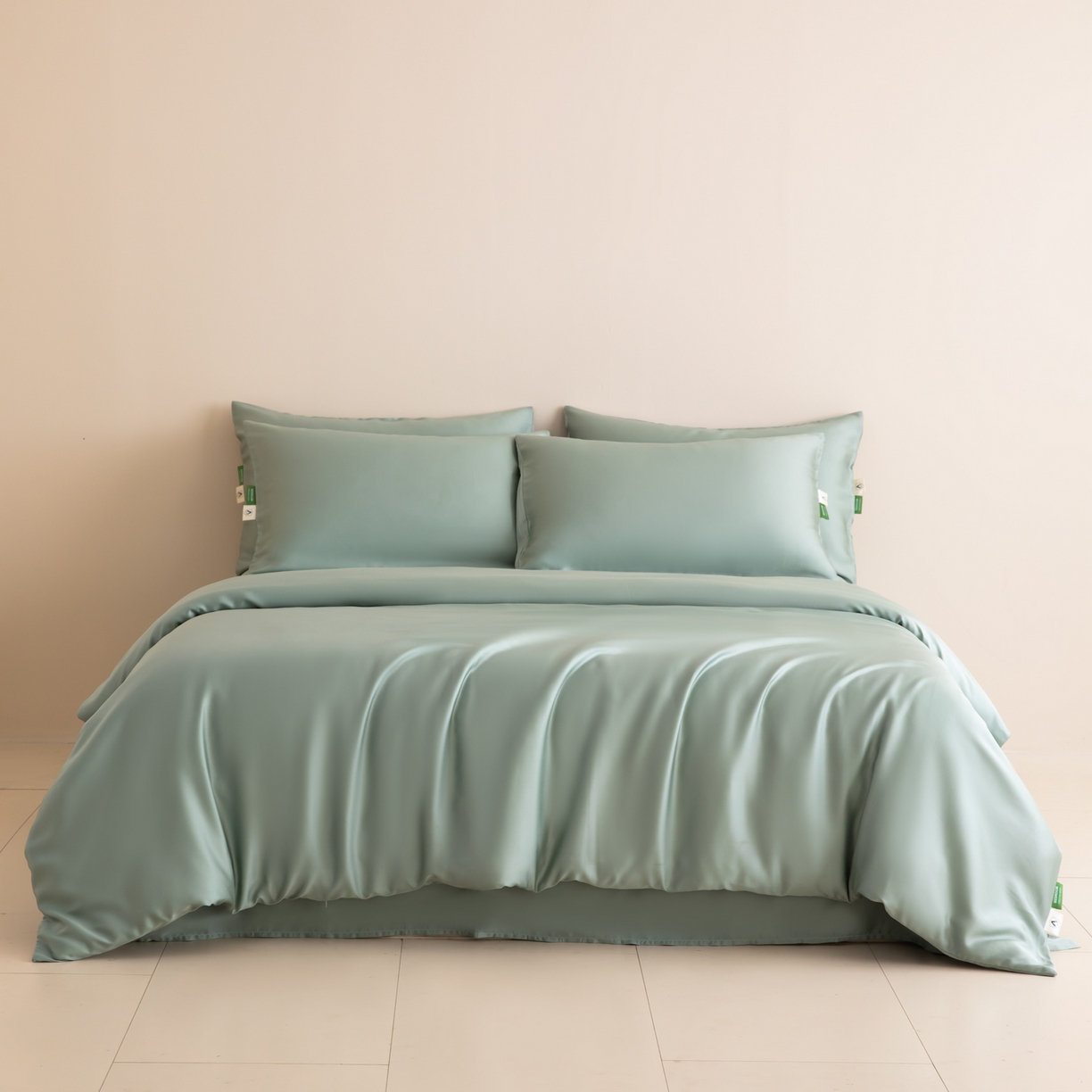 91家纺网 家纺一手货源 找家纺 （总）眠博士 2026新款60S天丝莱赛尔纯色四件套