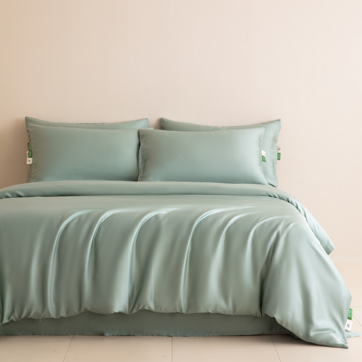 91家纺网 家纺一手货源 找家纺 （总）眠博士 2026新款60S天丝莱赛尔纯色四件套