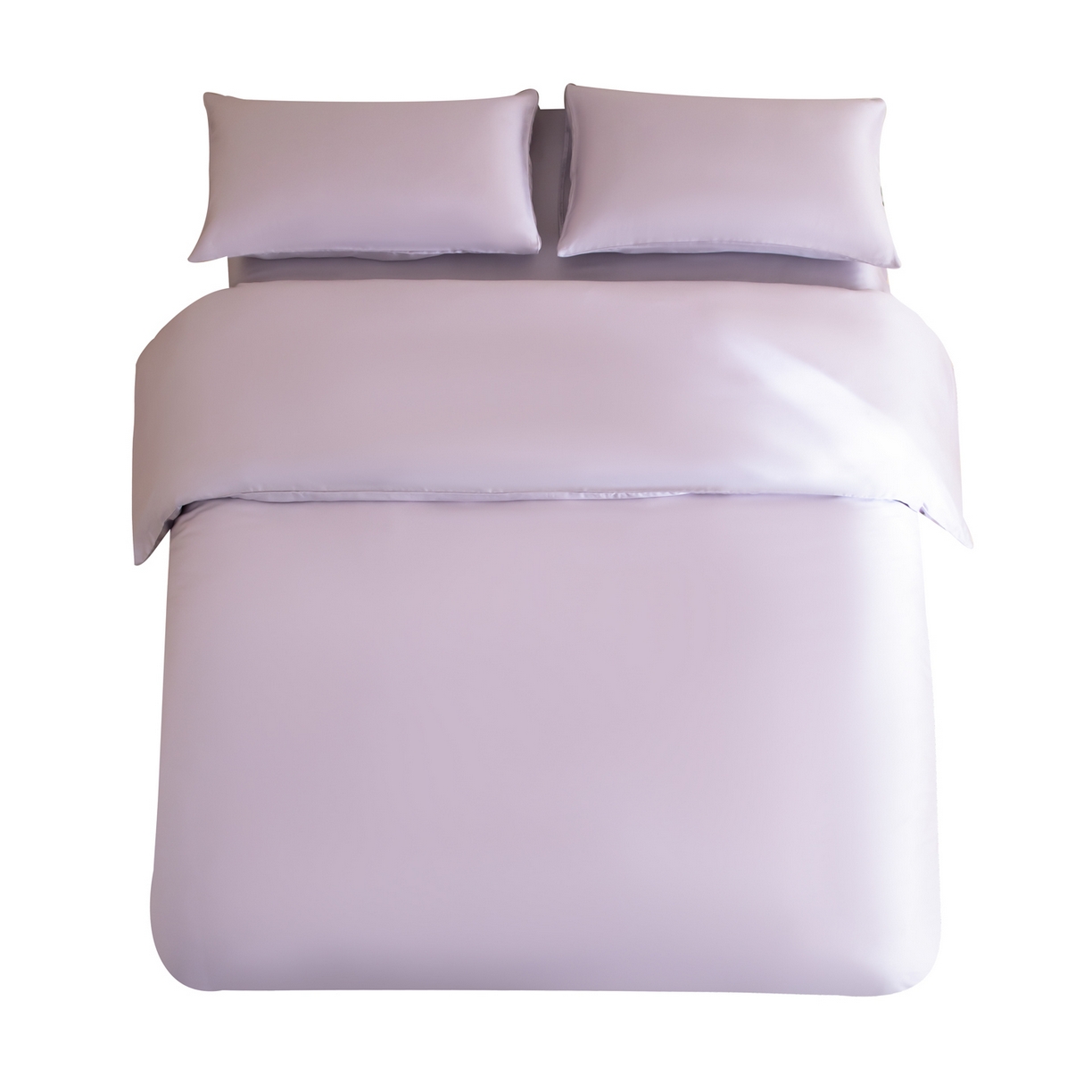 91家纺网 家纺一手货源 找家纺 眠博士 2026新款60S天丝莱赛尔纯色四件套 60S天丝套件-迷香紫